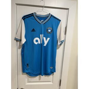 Charlotte FC Adidas Home Soccer Jersey Blue 2023/24 Size Large Men’s